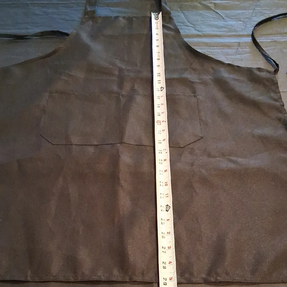 Simple Black Bib  Apron